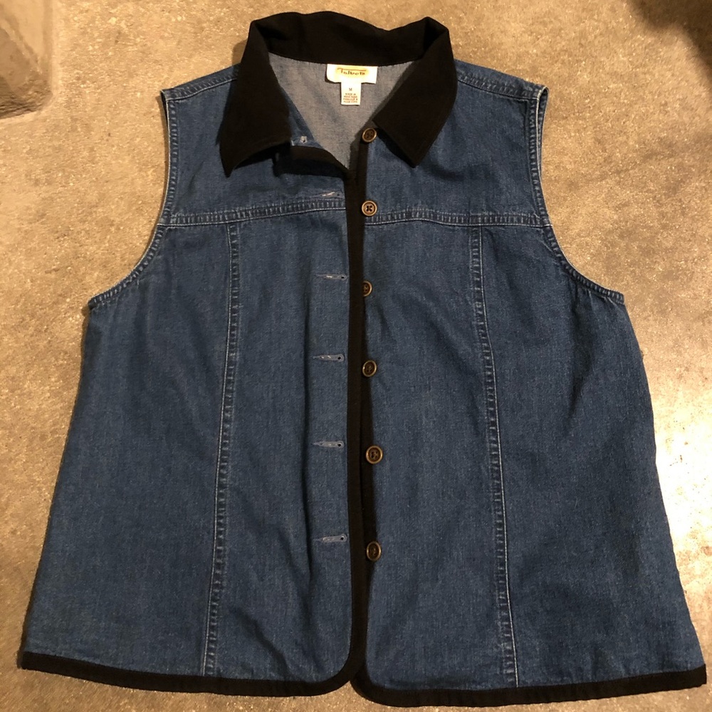 Vintage denim vest